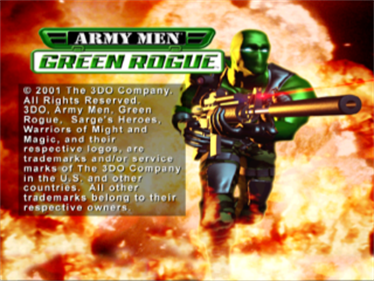 Army Men: Green Rogue - Screenshot - Game Title Image