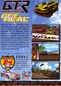 GTR: FIA GT Racing Game - Box - Back Image