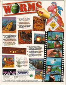 Worms - Box - Back Image