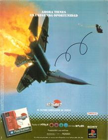 Ace Combat 2 - Advertisement Flyer - Front Image
