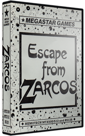 Escape from Zarkos - Box - 3D Image