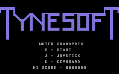 Water Grand Prix - Screenshot - Game Title Image