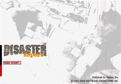 Disaster Report - Screenshot - Game Title Image