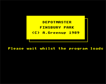 Depotmaster: Finsbury Park  - Screenshot - Game Title Image