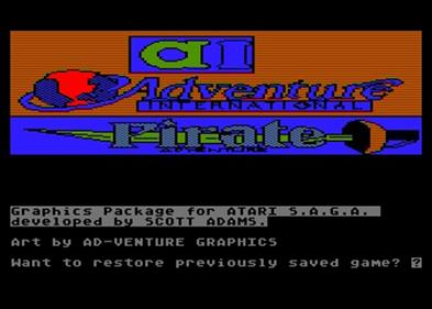 Scott Adams' Graphic Adventure #2: Pirate Adventure - Screenshot - Game Title Image