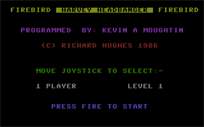 Harvey Headbanger - Screenshot - Game Title Image
