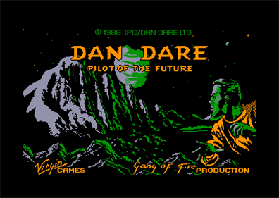 Dan Dare: Pilot of the Future - Screenshot - Game Title Image