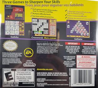 Travel Games for Dummies - Box - Back Image