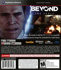 Beyond: Two Souls - Box - Back Image