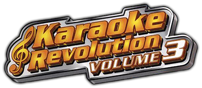 Karaoke Revolution Volume 3 - Clear Logo Image