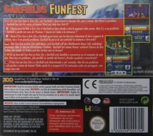 Garfield's Fun Fest - Box - Back Image