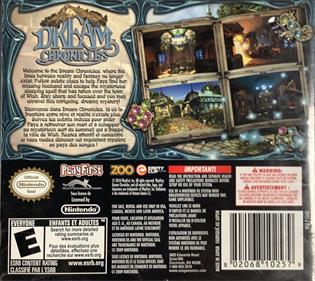 Dream Chronicles - Box - Back Image