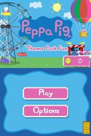 Peppa Pig: Theme Park Fun - Screenshot - Game Select Image