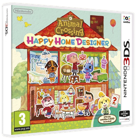 Animal Crossing Happy Home Designer - Box - 3D Image