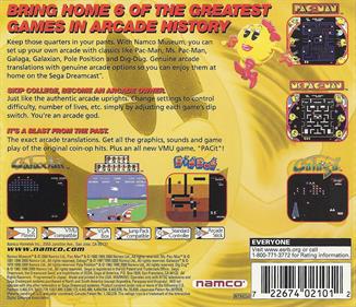 Namco Museum - Box - Back Image