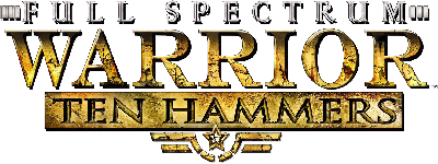 Full Spectrum Warrior: Ten Hammers - Clear Logo Image