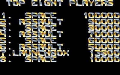 Space Assault - Screenshot - High Scores Image