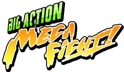 Big Action Mega Fight! - Clear Logo Image