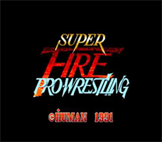 Super Fire Pro Wrestling - Screenshot - Game Title Image