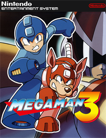 Mega Man 3 - Fanart - Box - Front Image