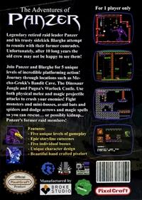 The Adventures of Panzer - Box - Back Image