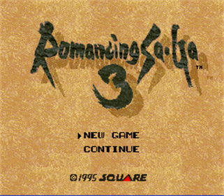 Romancing Sa·Ga 3 - Screenshot - Game Title Image