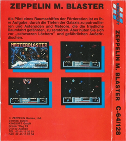 Master Blaster (Zeppelin Games) - Box - Back Image