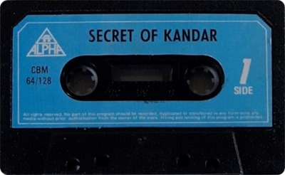 Secret of Kandar - Cart - Front