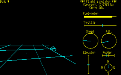 Flight Simulator / Space Bee - Screenshot - Gameplay Image