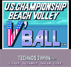 U.S. Championship V'Ball - Screenshot - Game Title Image