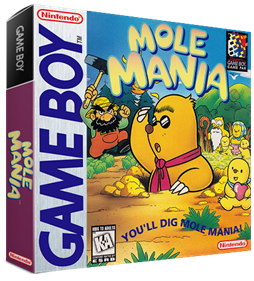 Mole Mania - Box - 3D Image