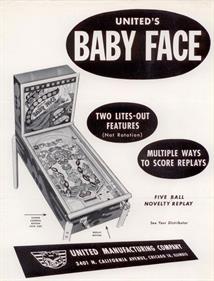 Baby Face - Advertisement Flyer - Front Image