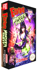 Elvira's Monster Party - Box - 3D Image