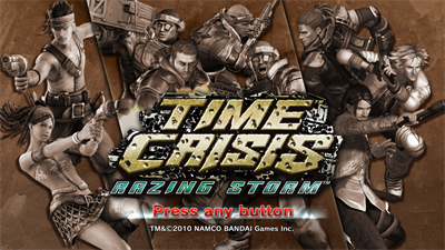 Time Crisis: Razing Storm - Screenshot - Game Title Image