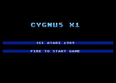 Cygnus X1 - Screenshot - Game Title Image