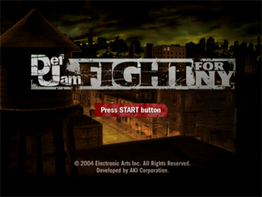 Def Jam: Fight for NY - Screenshot - Game Title Image