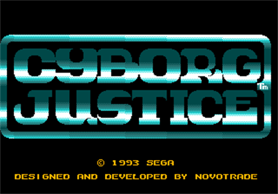 Cyborg Justice - Screenshot - Game Title Image