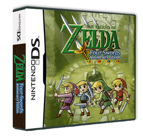 The Legend of Zelda: Four Swords Anniversary Edition - Box - 3D Image