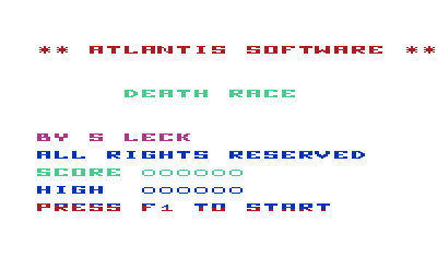 Death Race - Screenshot - Game Title Image