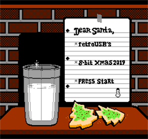 8-Bit Xmas 2019 - Screenshot - Game Title Image