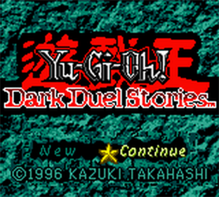 Yu-Gi-Oh! Dark Duel Stories - Screenshot - Game Title Image