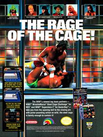 WWF WrestleMania: Steel Cage Challenge - Advertisement Flyer - Front Image