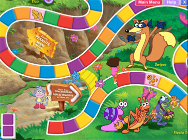 Candy Land: Dora the Explorer Edition - Screenshot - Gameplay Image