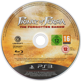 Prince of Persia: The Forgotten Sands - Disc Image