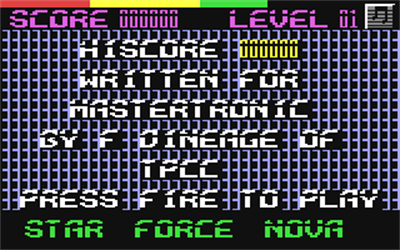 Starforce Nova - Screenshot - Game Title Image