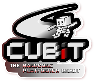 Cubit The Hardcore Platformer Robot - Clear Logo Image