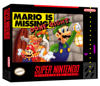 Mario is Missing!: Done Right - Box - 3D Image