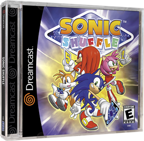 Sonic Shuffle - Box - 3D Image