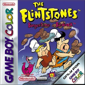 The Flintstones: BurgerTime in Bedrock - Box - Front Image