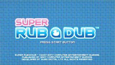Super Rub a Dub - Screenshot - Game Title Image